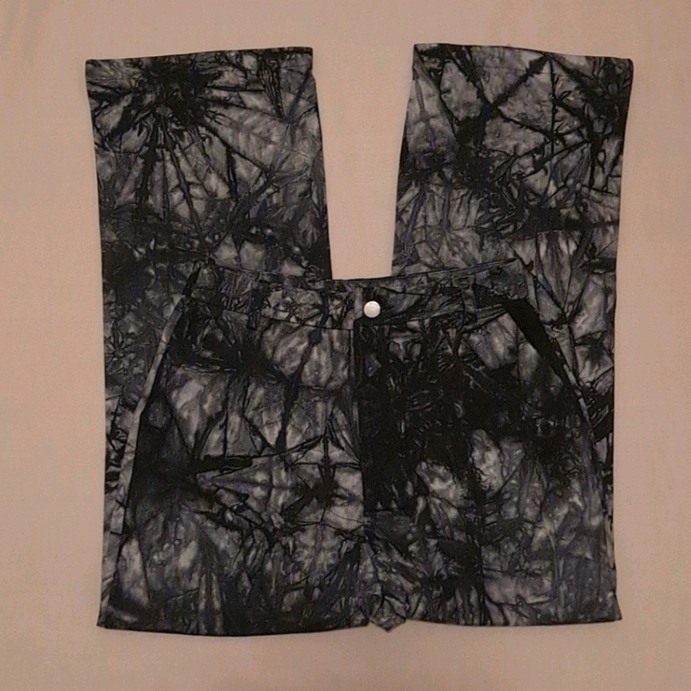 Shein High Waisted Spooky Horror Goth Punk Print Pants Halloween